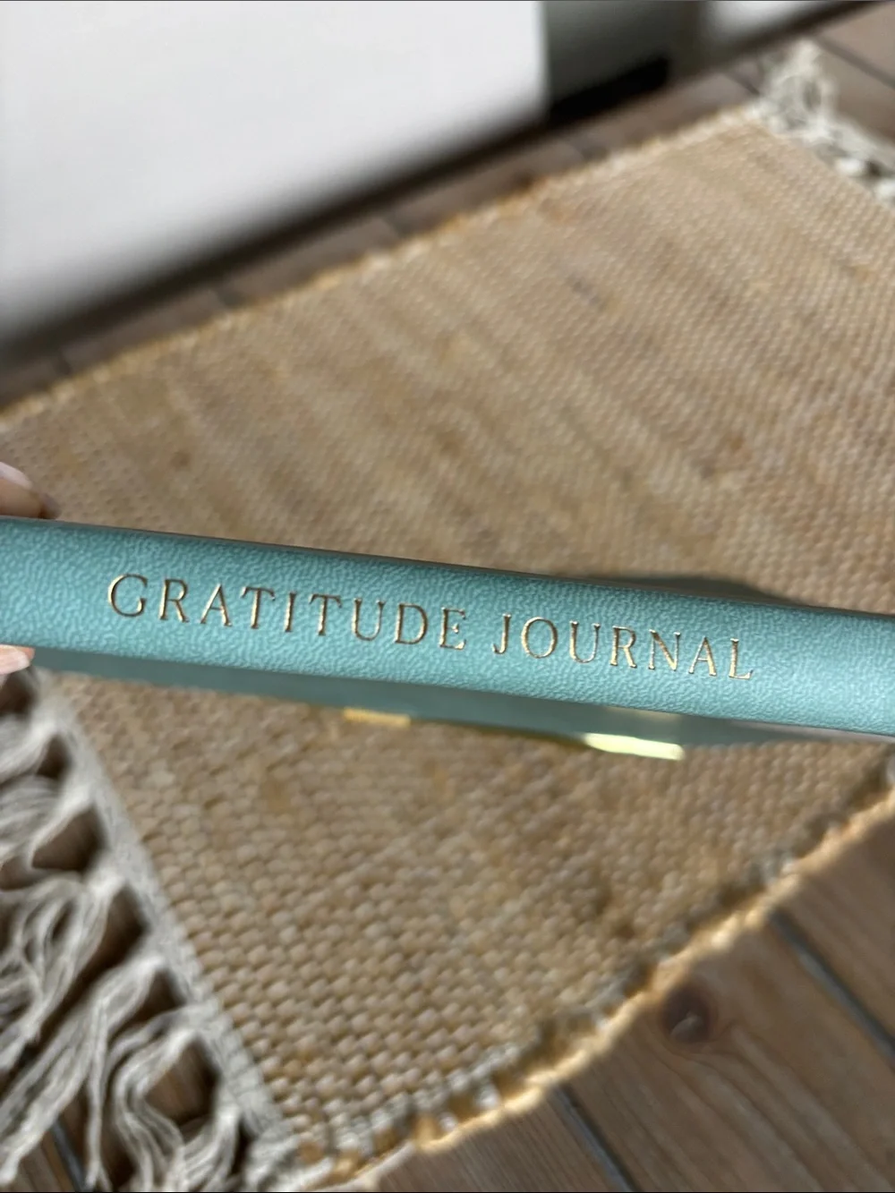 Gratitude Journal - Teal Softcover Notebook